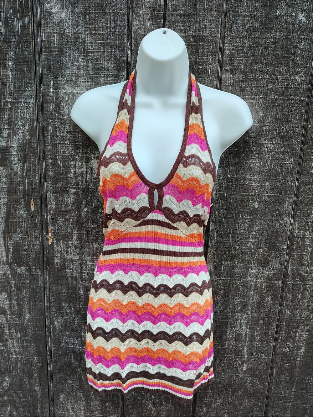 Rampage Mini Halter Knit Dress